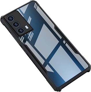 CEDO Backcover for iQOO 7 (5G) | Camera Protection Shockproof Bumper-Edge | Acrylic Crystal Clear 360 Degree Protection TP... Price In India