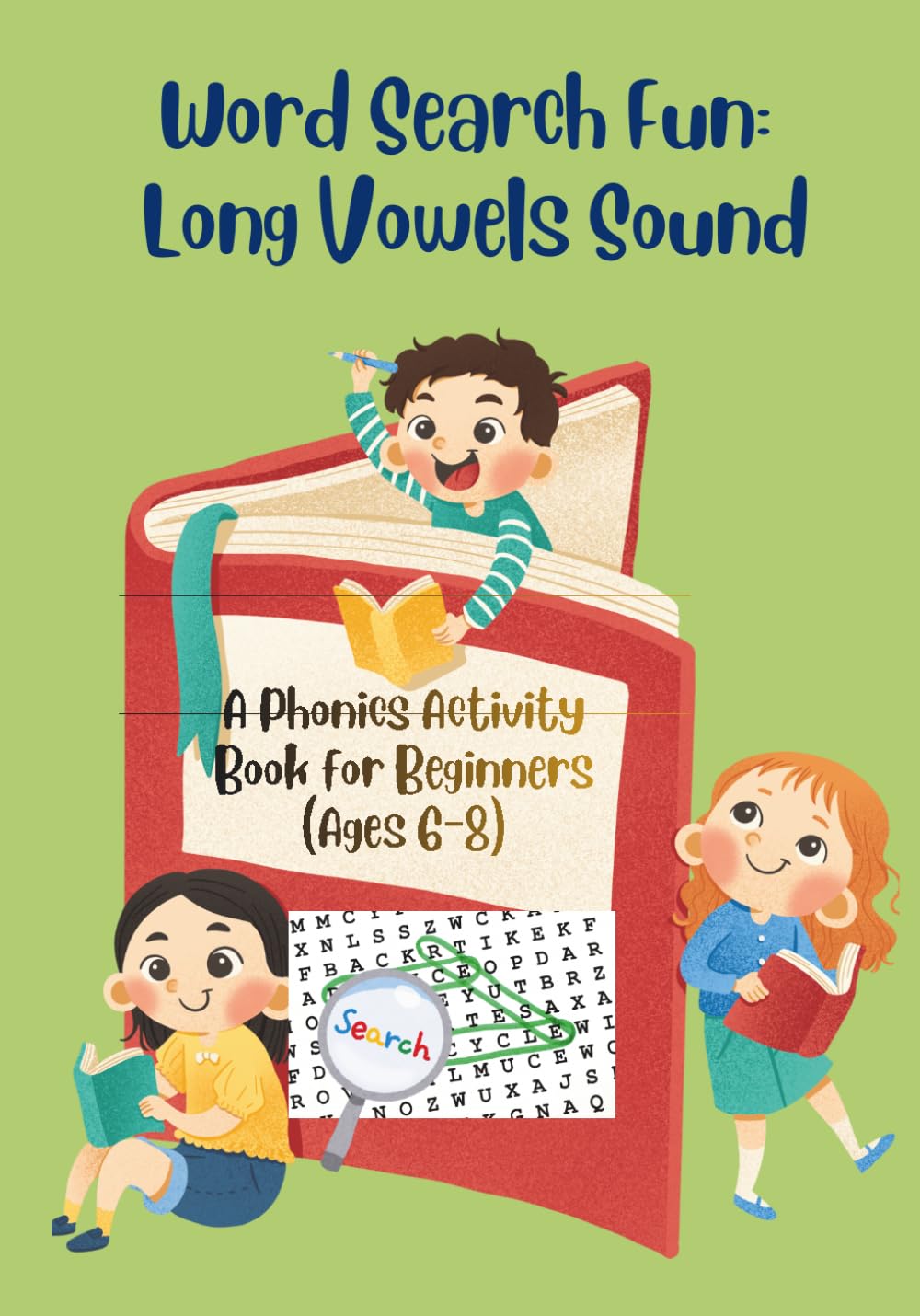 Word Search: Long Vowel words (Phonics Fun Word Search)