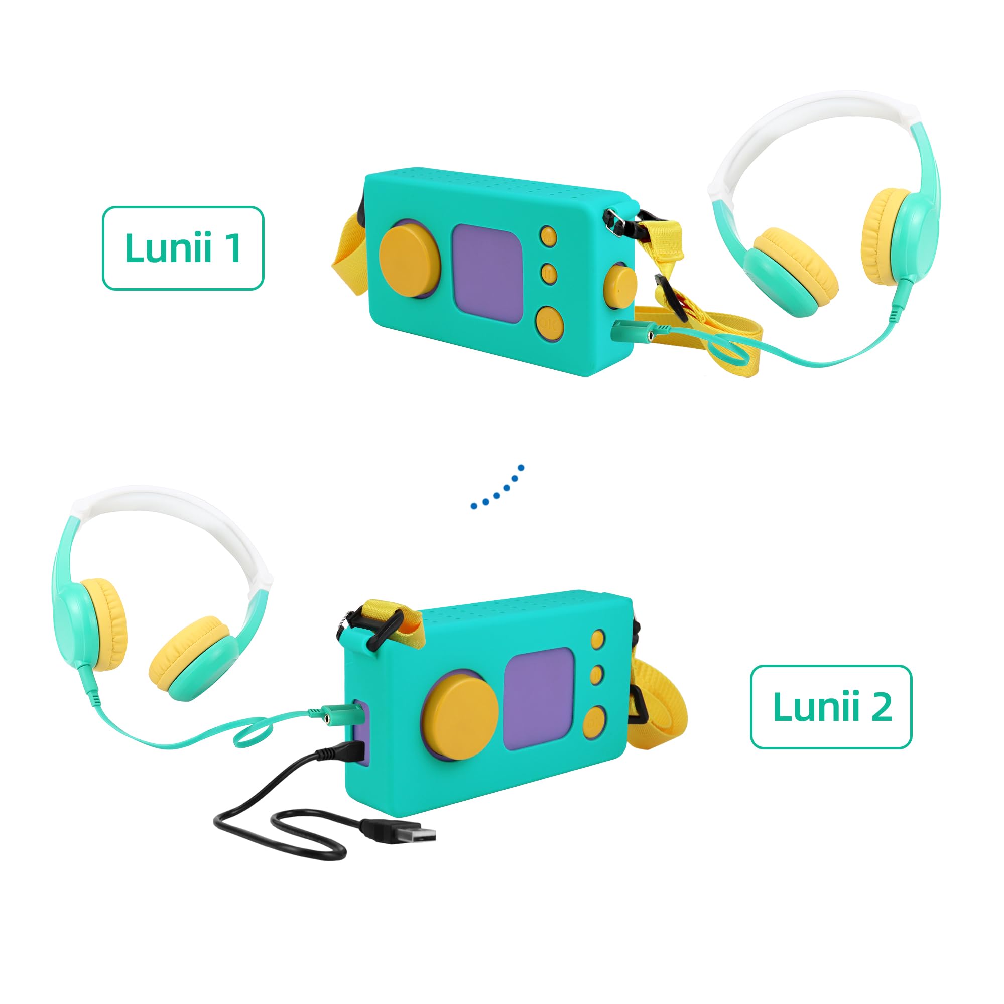 Housse de Protection pour Lunii Fabrique à Histoires, Coque pour Toutes Versions, Vert