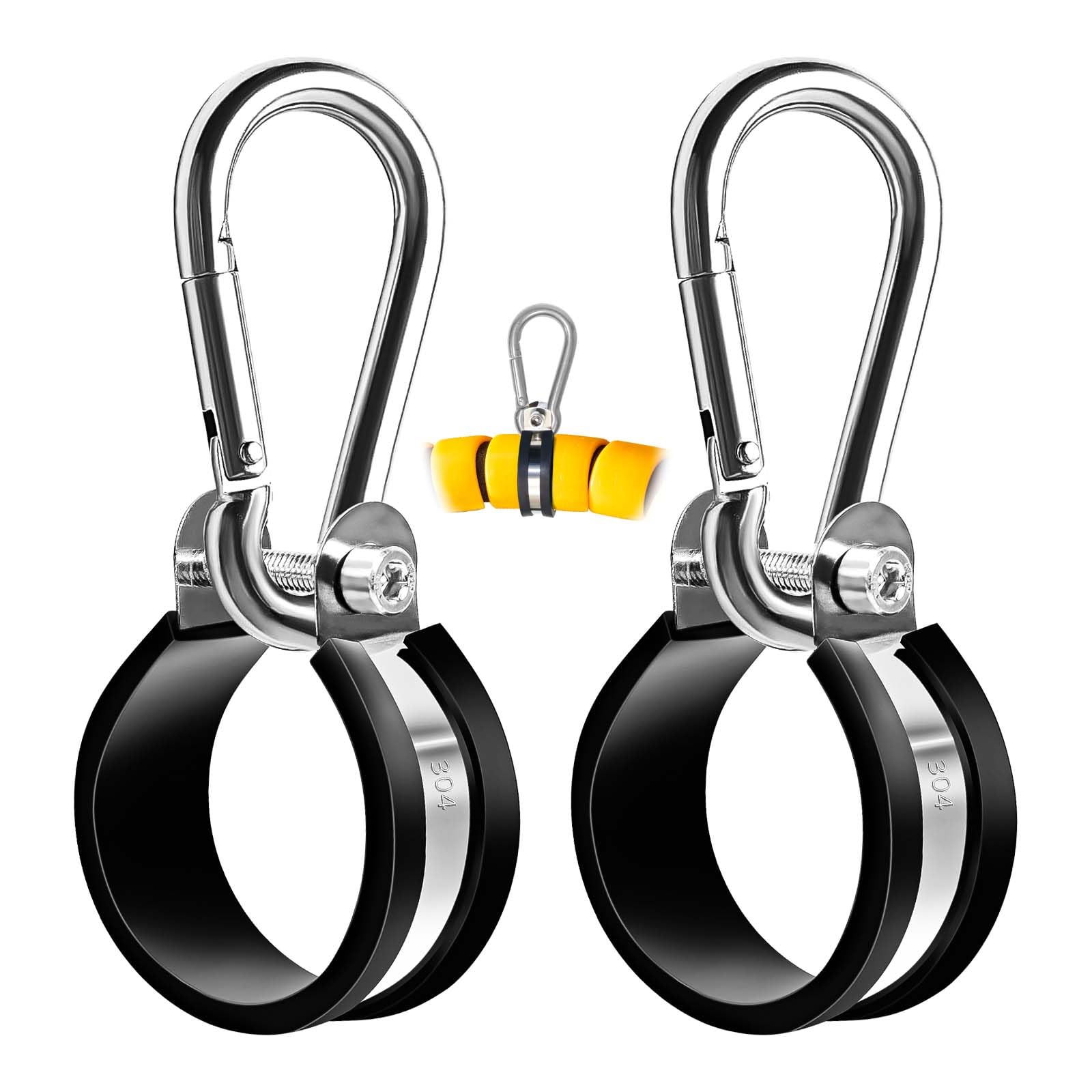 Photo 1 of 2 PACK Hanger Bracket Mounting Assembly,Airpower Line Clamp Stainless Steel 3 in 1 Air Hose Lines for semi-Truck Tractor Trailers