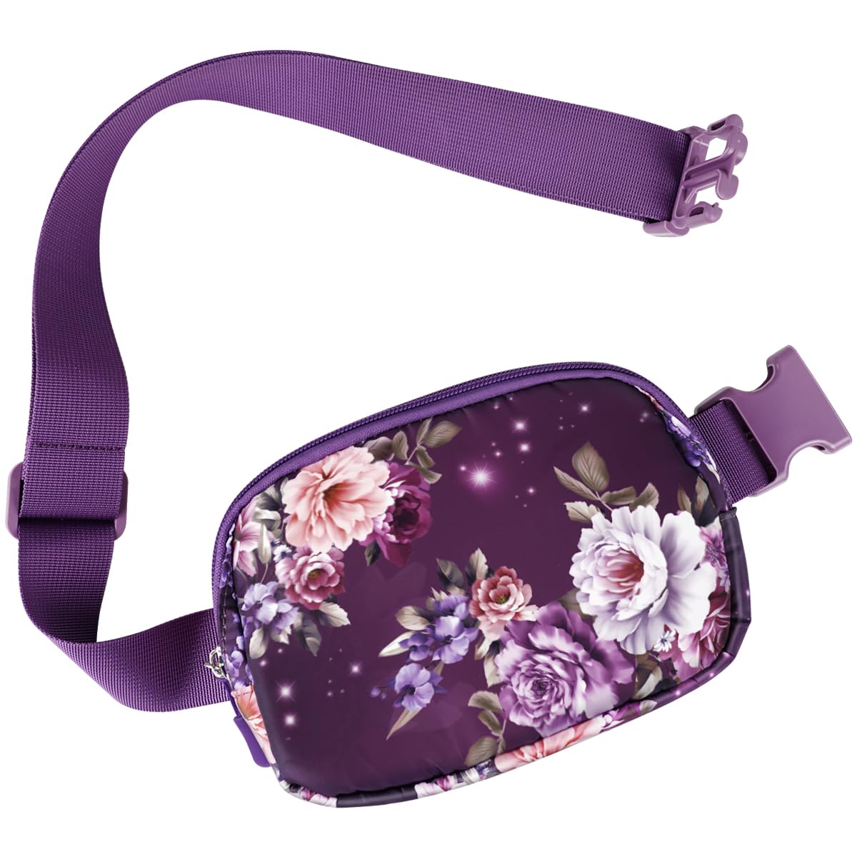 Simikol Ultra Lightweight Belt Bag Cute Crossbody Bags for Women Fashion Pattern Waist Packs Waterproof Running Workout Hiking Travel Fanny Pack,