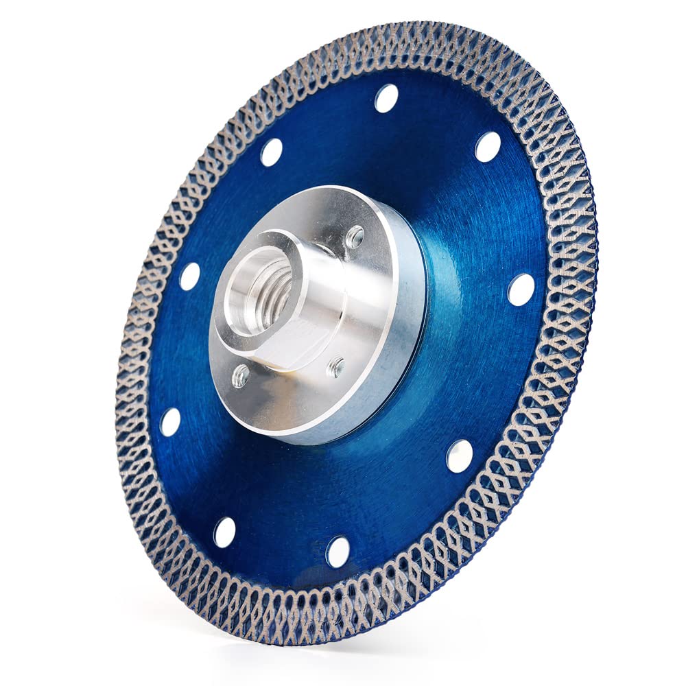 Diamond Cutting Disc 125mm X M14 Thread,Turbo Porcelain Cutting Discs for Ceramic,Granite,Marble,Dekton,Tiles & Bricks - Image 2