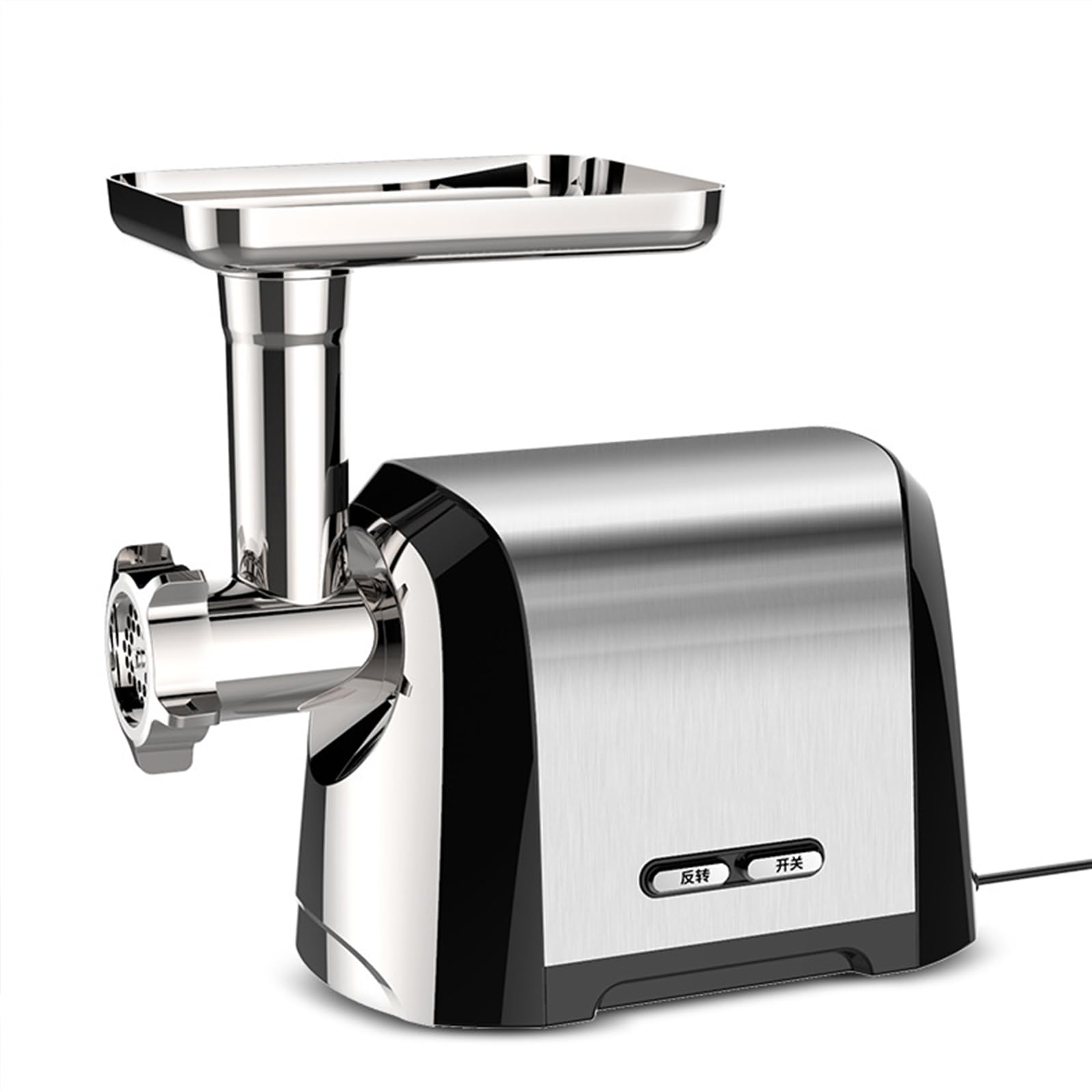 GYKOZY 220v Meat Grinder, Fully Automatic Stainless Steel Mincer for Home Use, Multifunctional Electric Meat Grinder for Easy Food Preparation