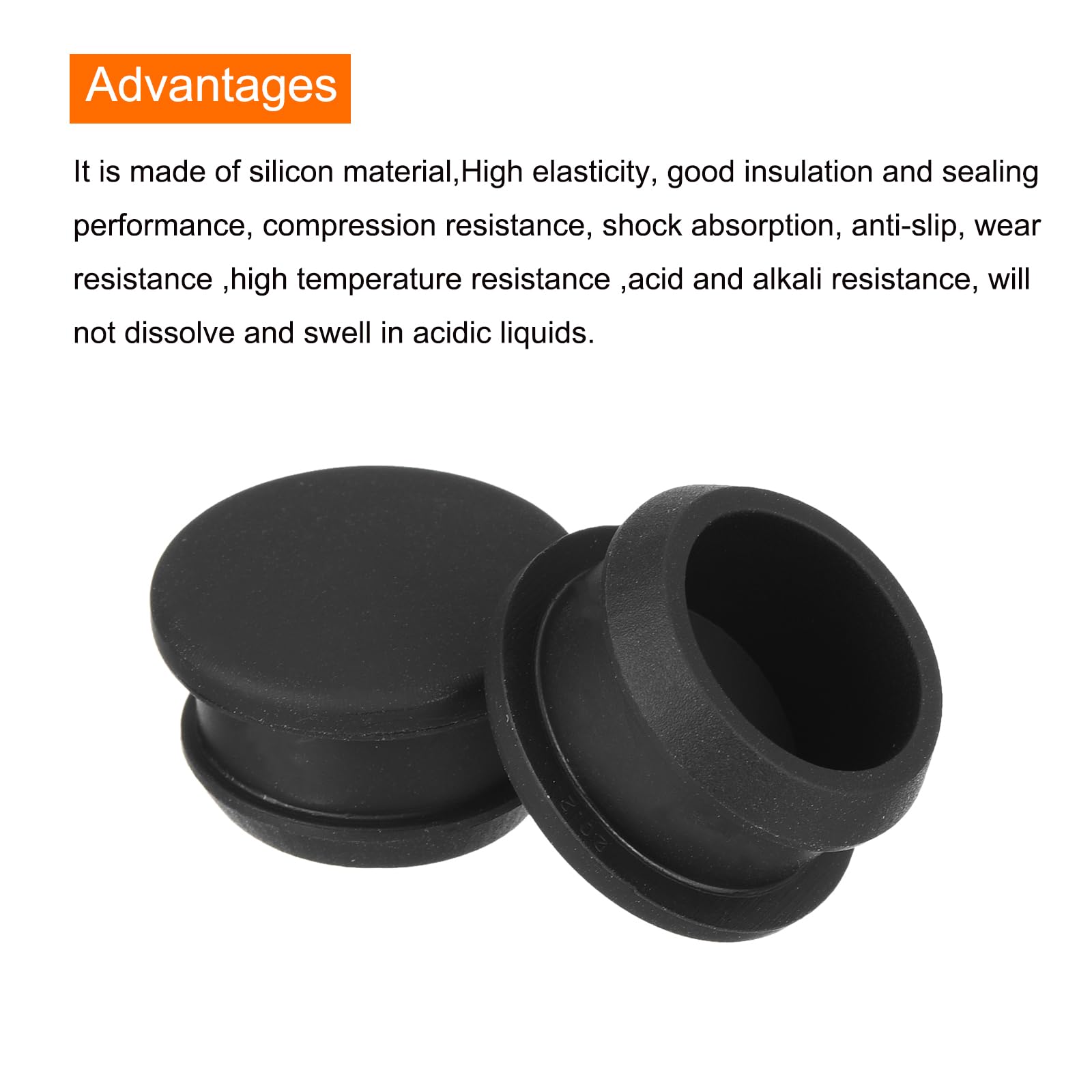 QUARKZMAN Siliconen pluggen voor hoge temperatuur diameter 10 mm