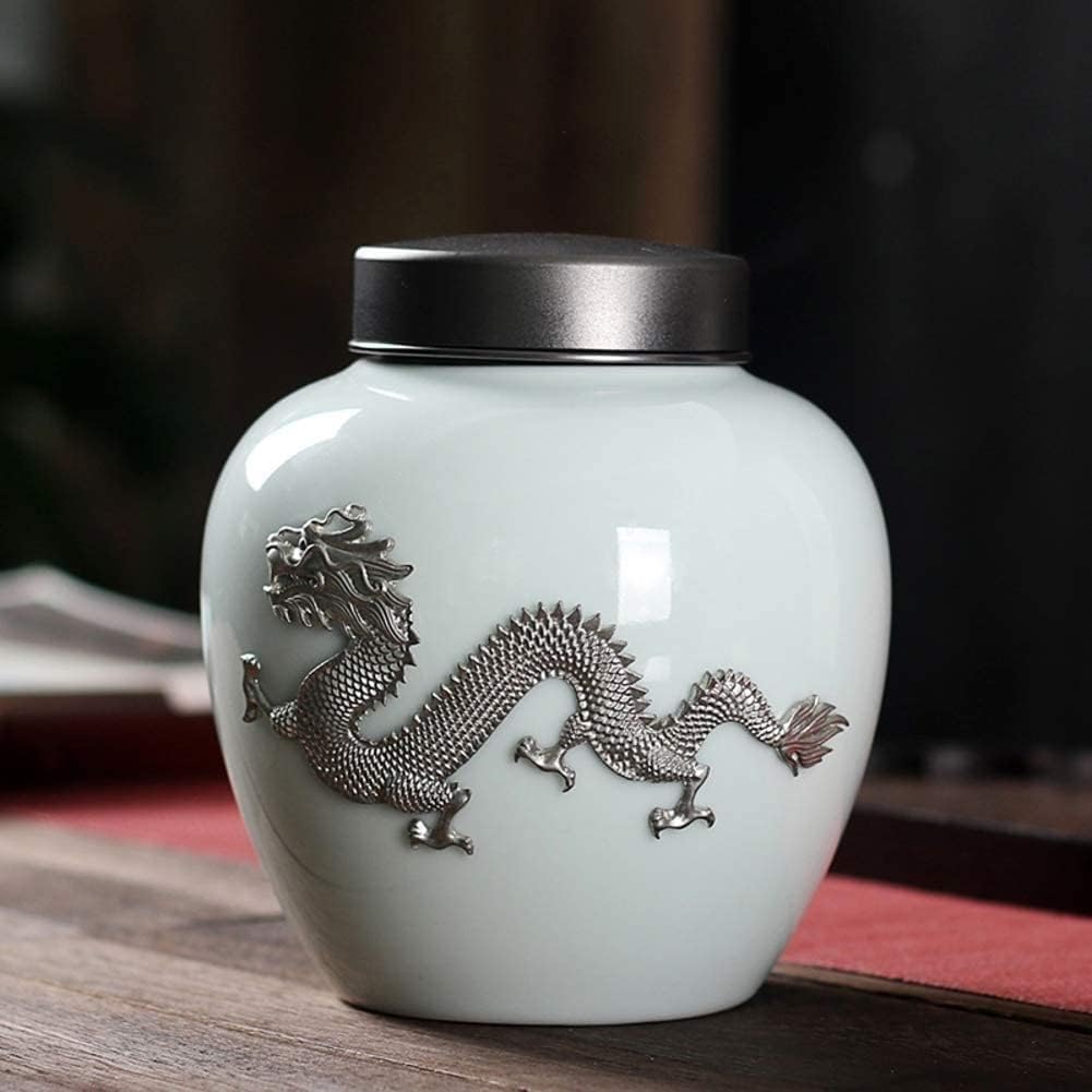 Vase Desktop Porcelain Vases Ginger Jar Home Table Ceramic Chinese Centerpieces Decorative B H14xw13cm Rustic Decor(Q)