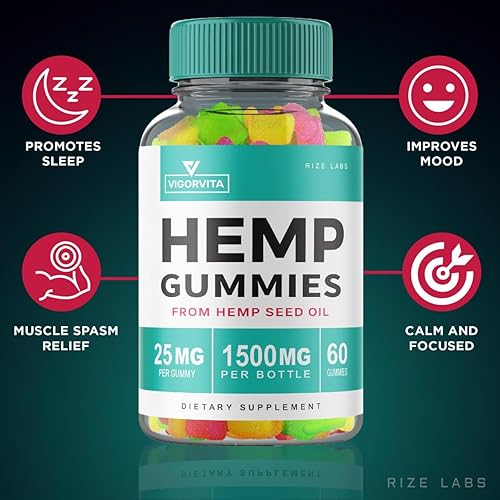 Miniatura 7 de rize labs Paquete de 2 gomitas VigorVita, fórmula Vigor Vita de máxima fuerza, gomitas Vigorvita extra avanzadas, gomitas Vigorvita de mezcla