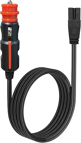 SilkGrace 12V DC Power Cable Cord Car Cooler Cool Box Mini Fridge 12V Cooler 2 Pin Lead Cable Plug Wire