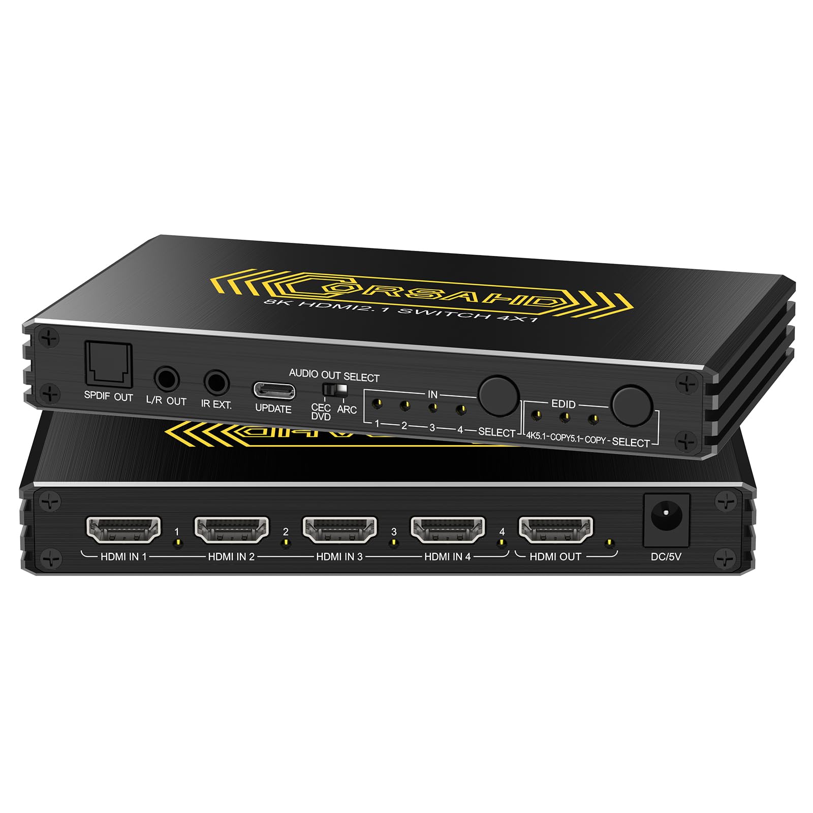 HDFury 4K Diva (HDMIスイッチャー,スプリッター) Amazon.com: HDFury 4K Diva 18Gbps | HDMI/eARC Audio Extract