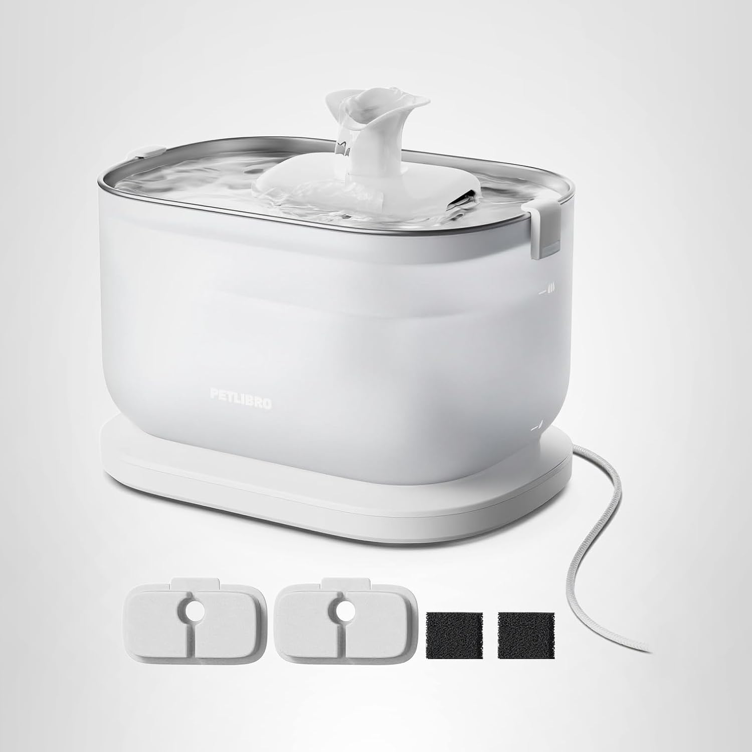 PETLIBRO Cat Water Fountain Stainless Steel Wireless Dispenser