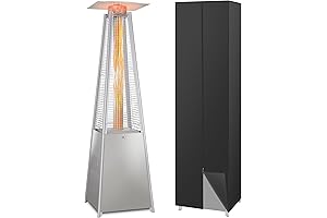 Hykolity 48000 BTU Pyramid Patio Heater: Comfort and Ambiance for Outdoor Spaces