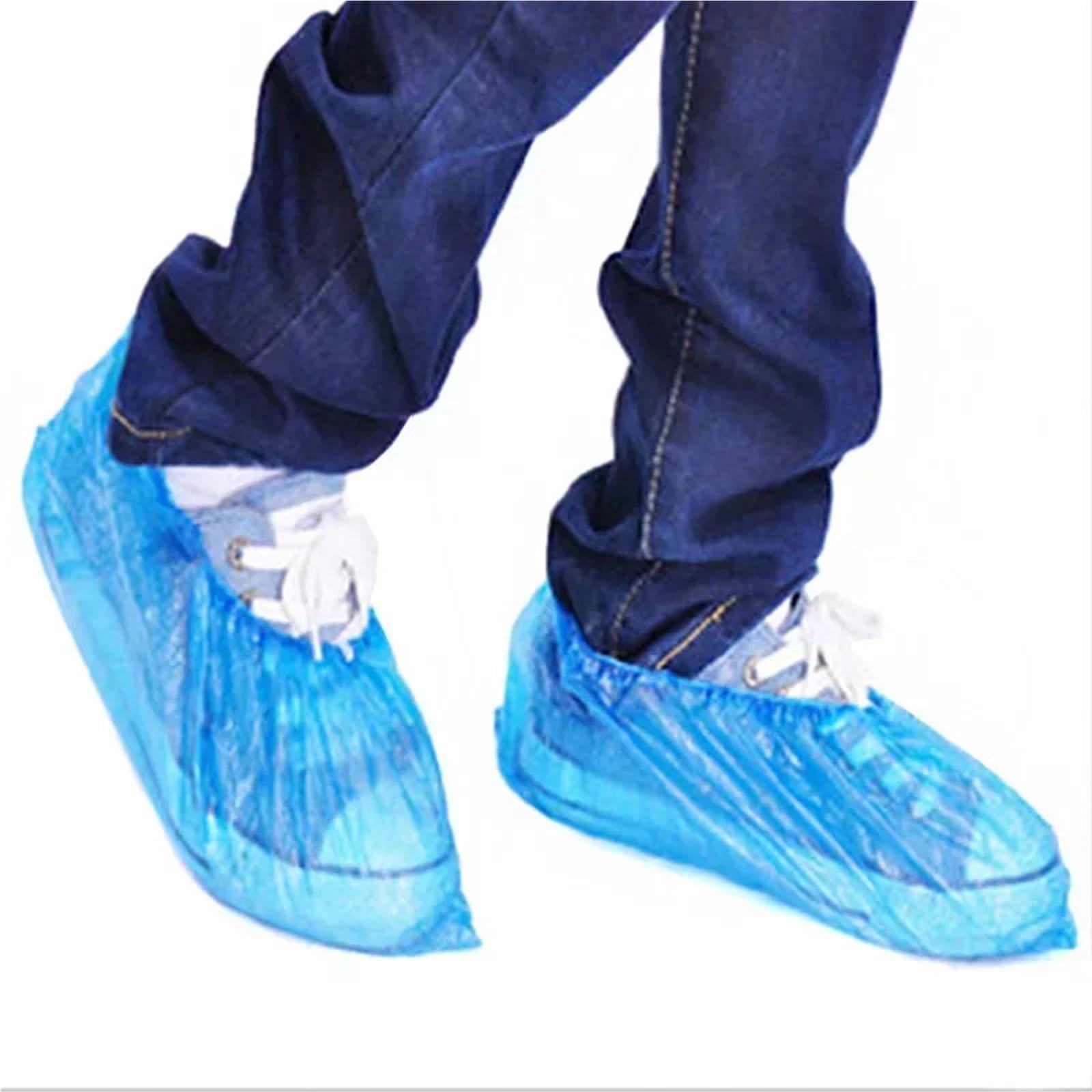 Copriscarpe Copriscarpe impermeabile Copripiedi antiscivolo in plastica imbottito in PE for interni antipioggia(1000pcs)