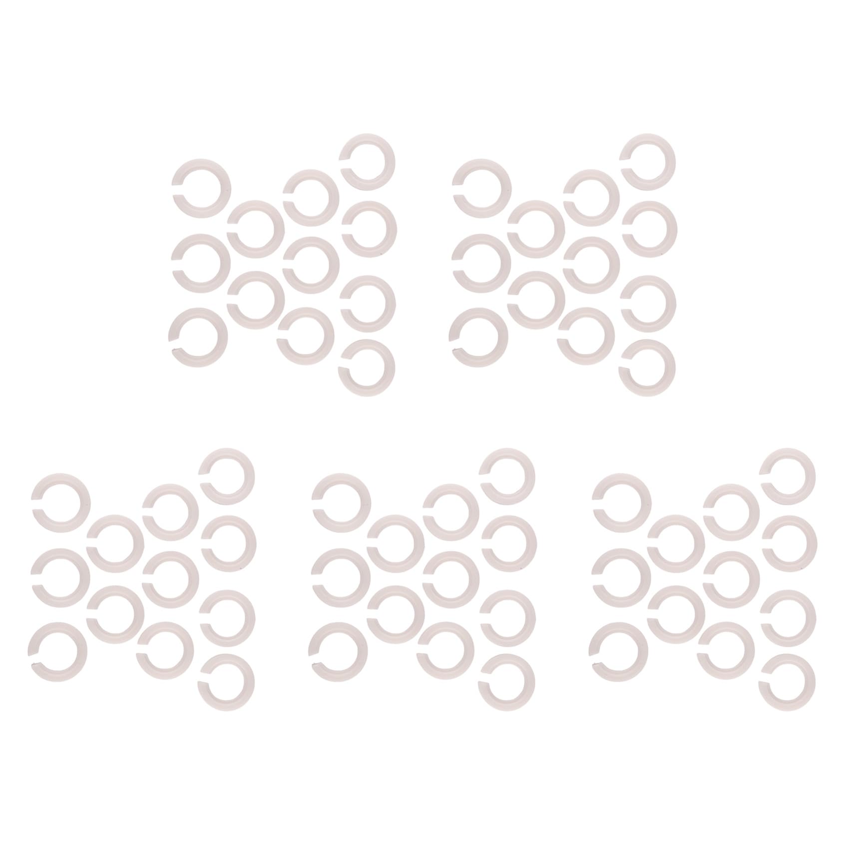 Hndhbfgrt 60Pcs Lamp Shade,E27 to E14 Hole Converter,Lampshade for Fitting Lamp Shades to Cap Lampholders