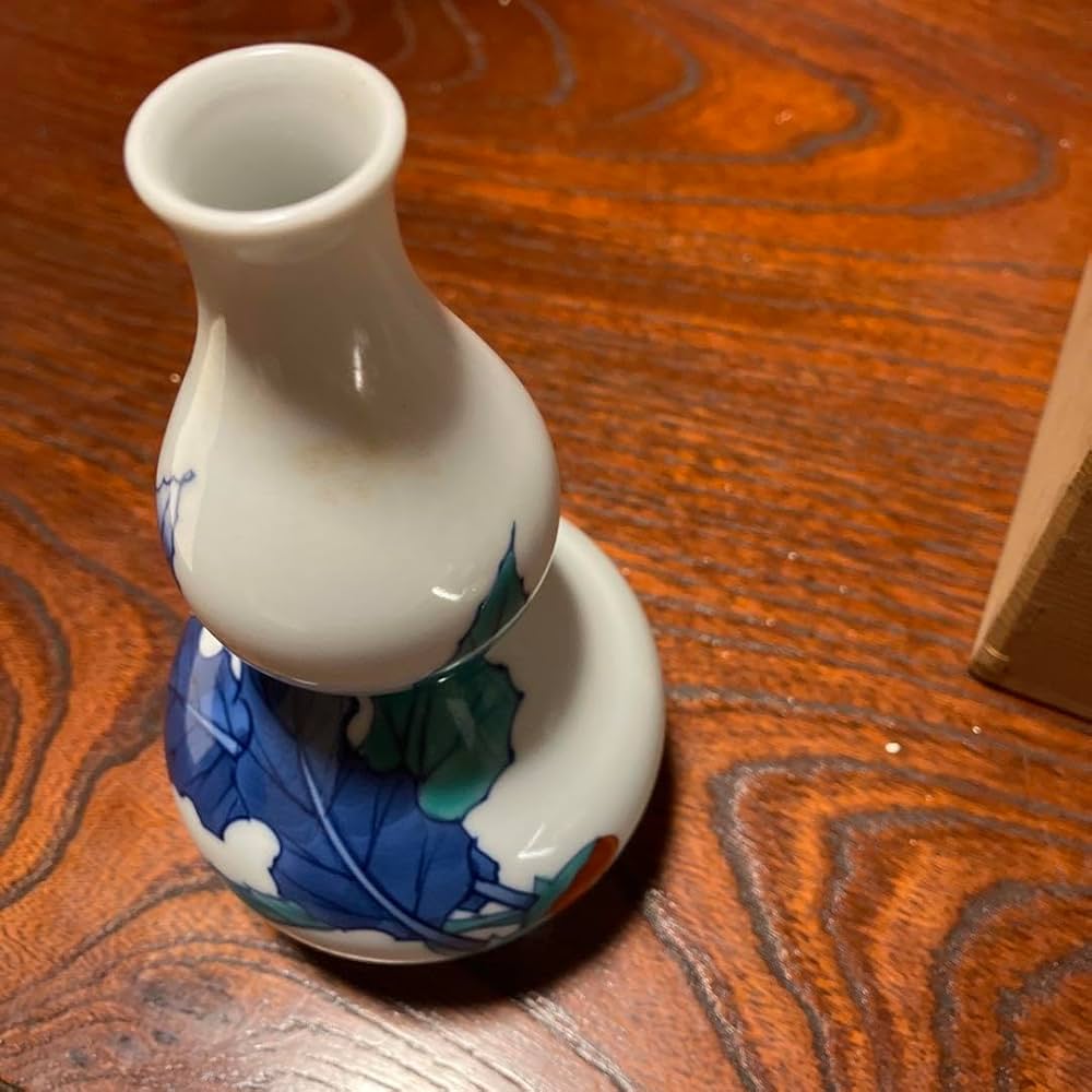 Amazon.co.jp: 高級有田焼 幸右衛門窯かぶ絵 酒器揃い 徳利2 お猪口5 