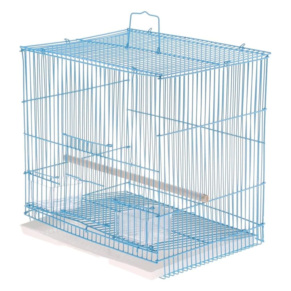 Jaula para pájaros, Jaula para pájaros, jaulas para pájaros, transportines Grandes para pájaros, Jaula de Vuelo de Metal Creativa Cuadrada, transportín Duradero para Casas