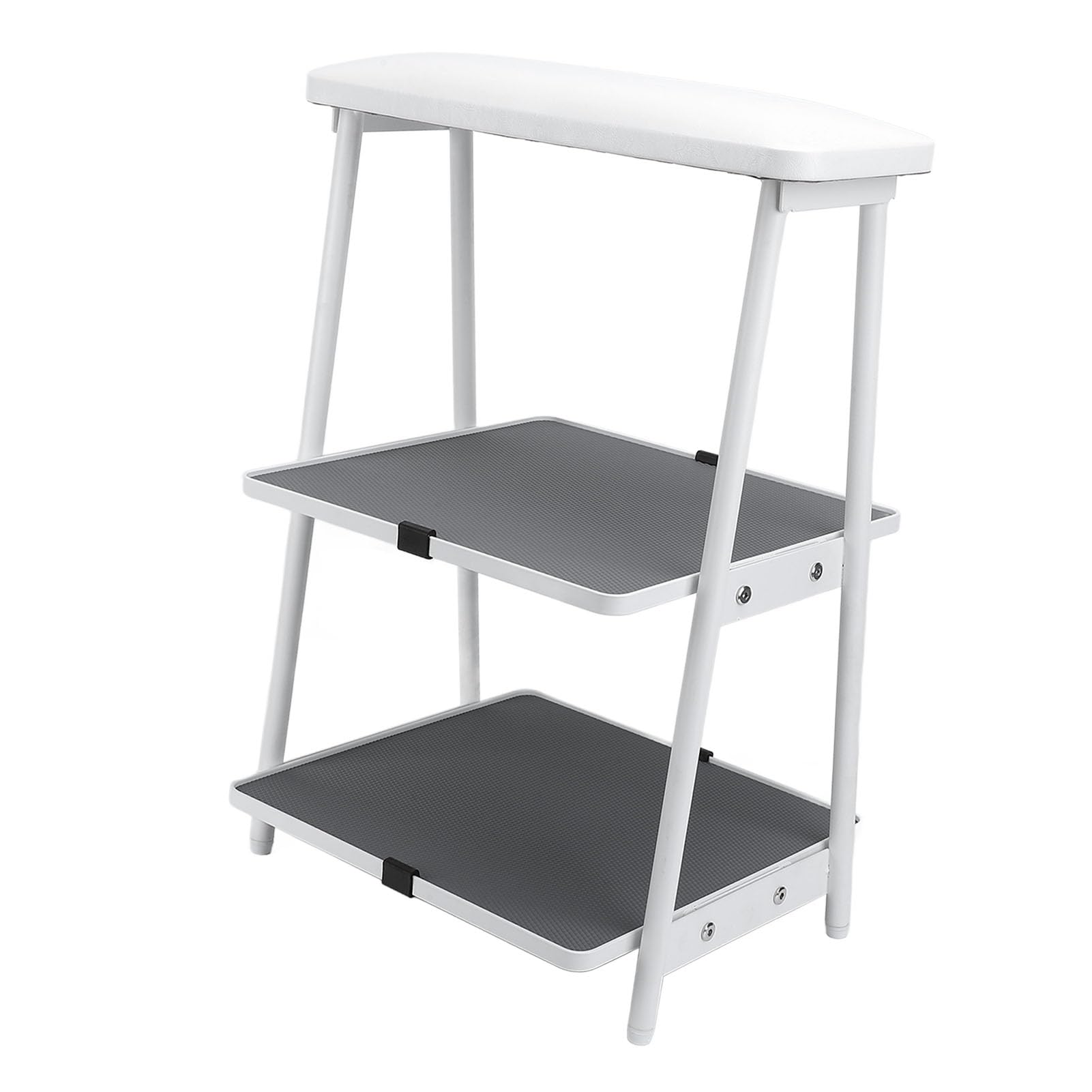Poggiapiedi per Manicure Versatile Ed Elegante Supporto per Poggiapiedi per Pedicure per Salone di Bellezza per Uso Domestico in Acciaio Inossidabile 1 Pezzo
