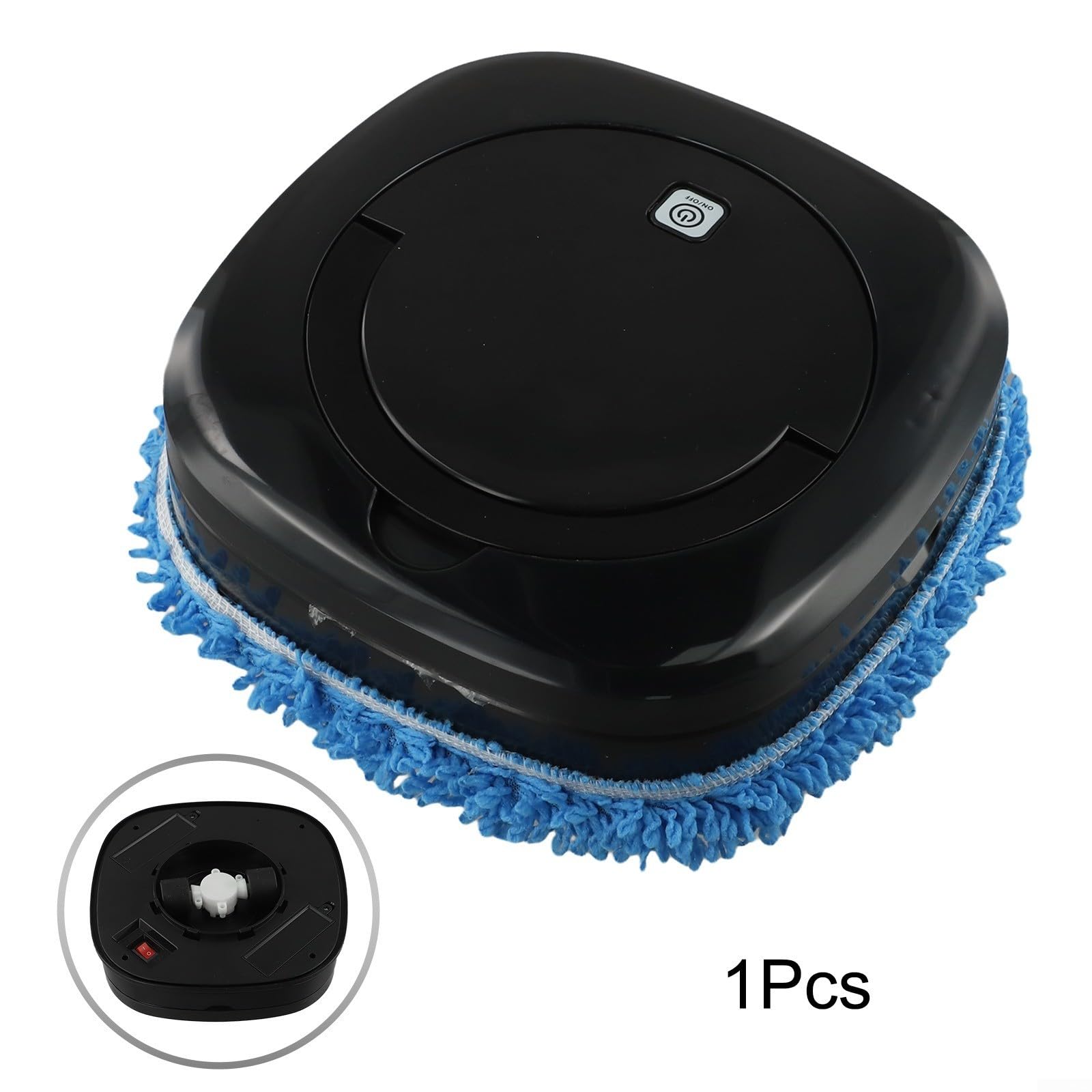 Robot limpiador plástico 24.9cm compacto para suelos duros (A)