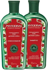Phytoervas Kit Shampoo + Condicionador Fortalecimento Total 500 Ml 2 Unidades