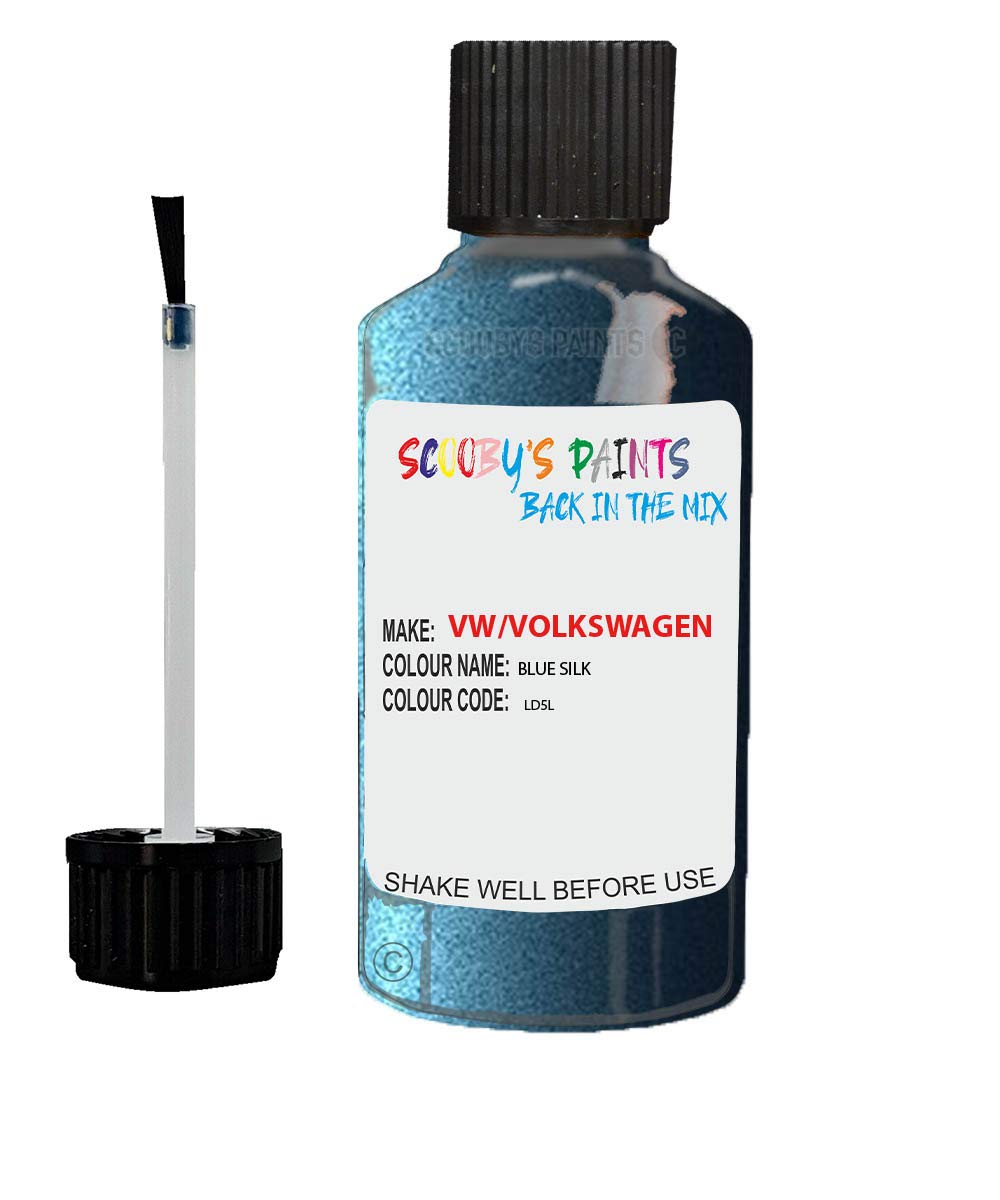 Gift Plaques Uk Blue Scobby Paints Car Scratch Repair Touch Up Paint 20Ml Compatible With Vw Silk Ld5l