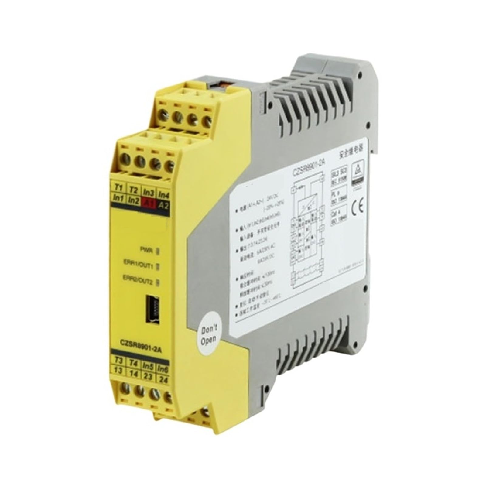 Qvivfyboe One Color Safety Relay Czsr8902-2A Safety Relay Composite Input Type
