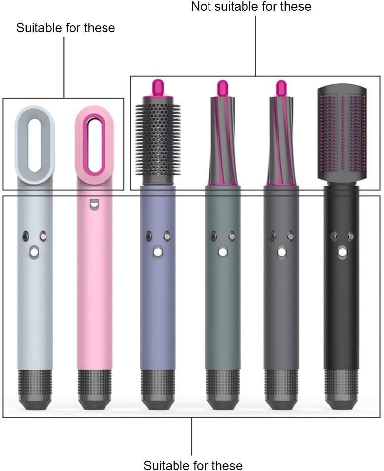 Silicone Cover Case for Dyson Airwrap Styler Pre-Styling Dryer Accessories Washable Airwrap Curling Iron Protective Cover New,Lavender Grey