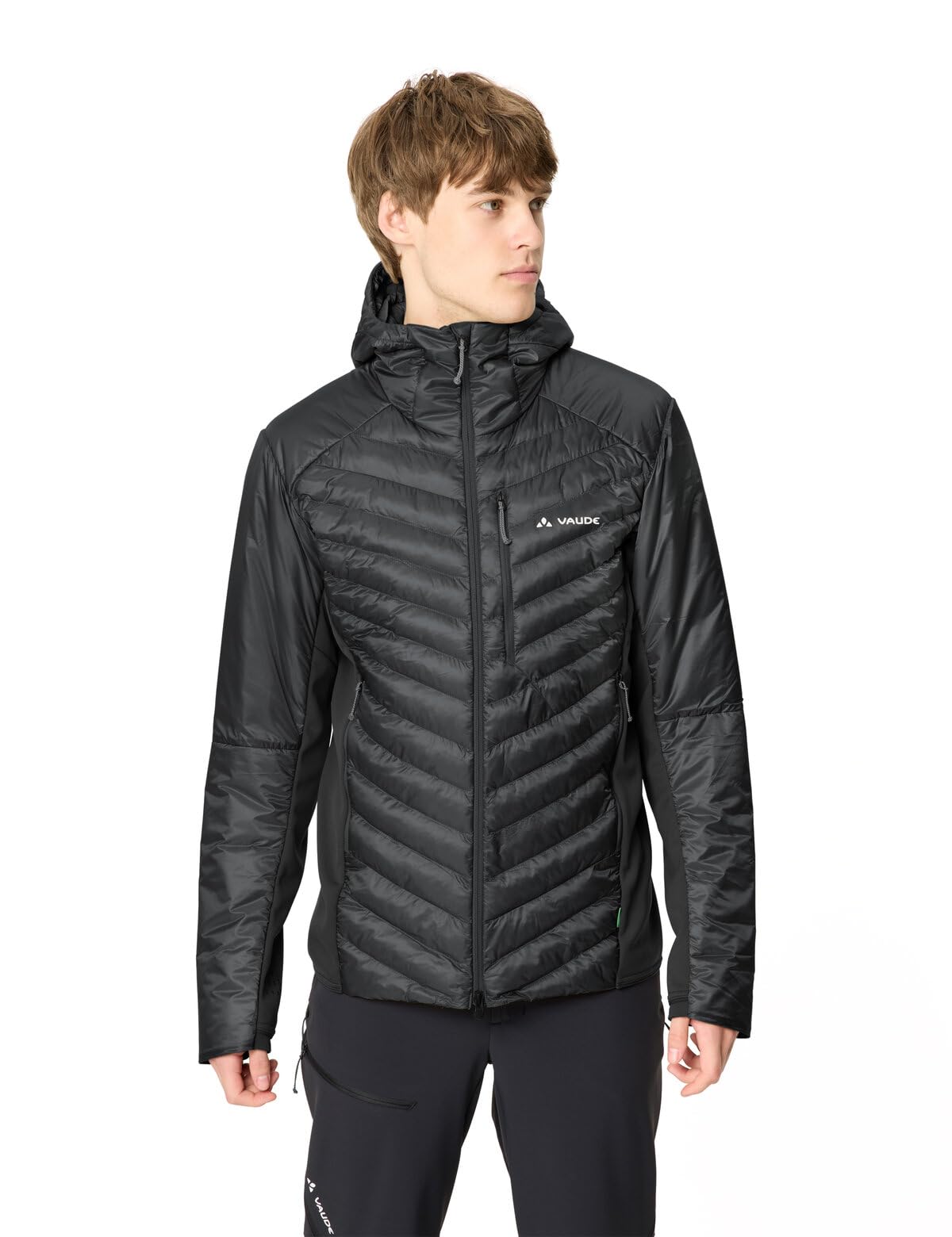 VAUDE Giacca isolante da uomo Sesvenna Pro Jacket III, in fibra sintetica leggera, per sci e escursioni in montagna, struttura ibrida per prestazioni termiche ottimali