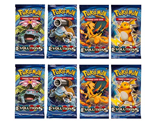 Pokemon TCG XY Evolutions Sealed Booster Packs x8 (UNTAMPERED UNWEIGHED)