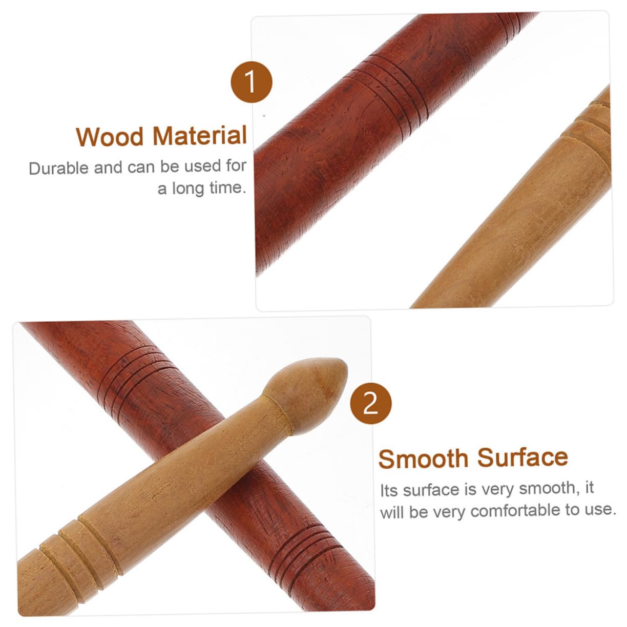 4 Sätze Akupunkturstab Aus Holz Holzwerkzeuge Massieren Massagestab Aus Holz Einziges Massagegerät Akupressurstab Massieren Handmassagegerät Holzmassagestange 4 Stück * 4