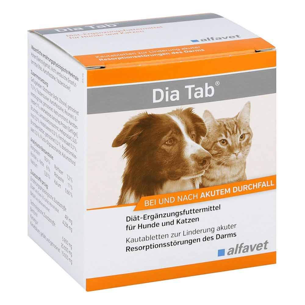 DIA TAB Kautabletten f.Hunde/Katzen 6X5.5 g