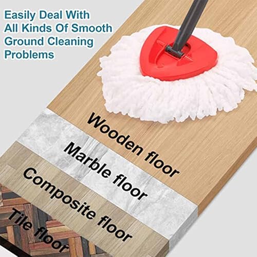 Miniatura 7 de Paquete de 12 cabezales de repuesto para trapeador compatibles con O Cedar EasyWring Spin Mop  Recambios de trapeador 100% microfibra, limpieza