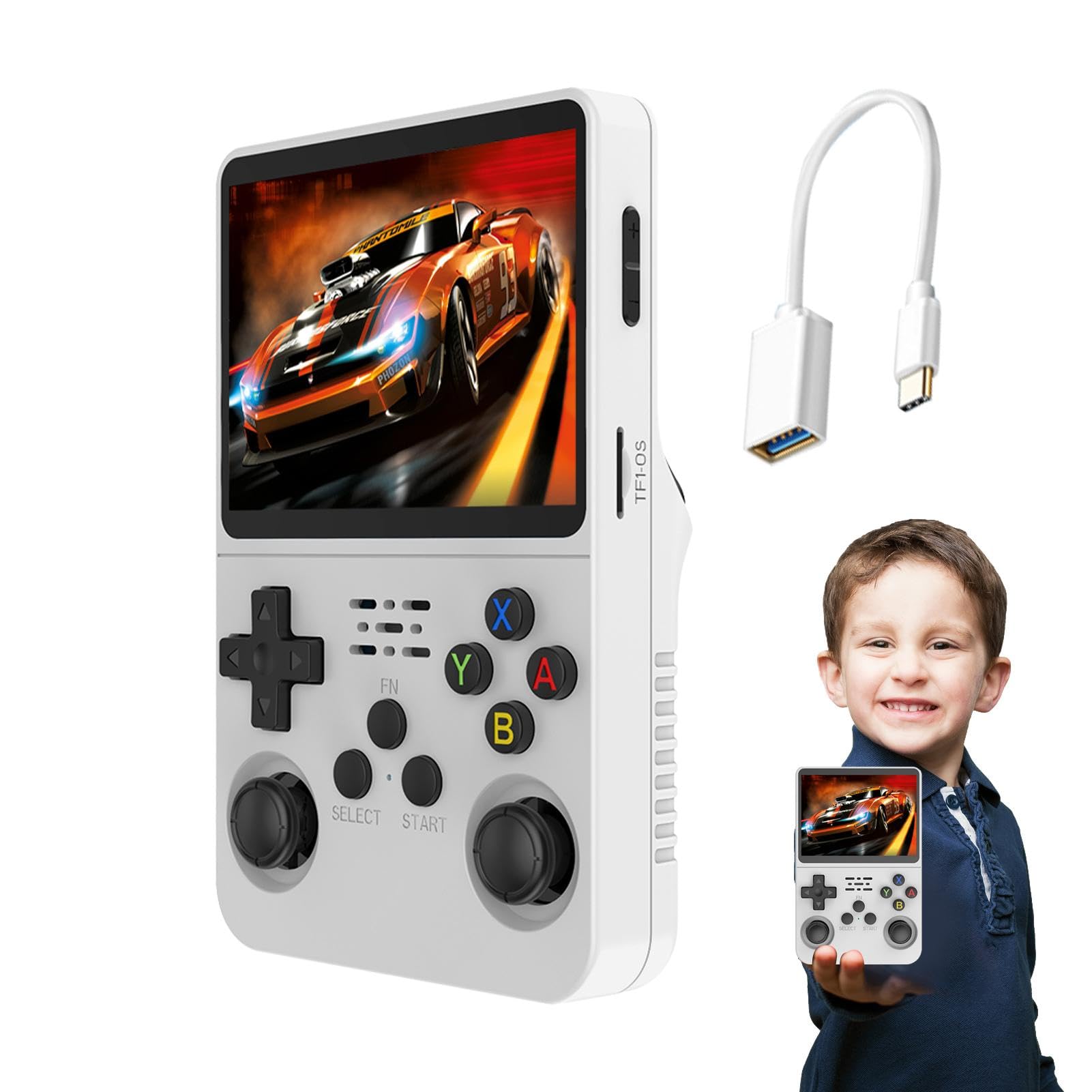 portatile Retrò - Console di Portatile Retrò Portatile con | Schermo a Colori | Console per Videogiochi, Giochi Retro Classici per Compleanno, Festa del Papà,