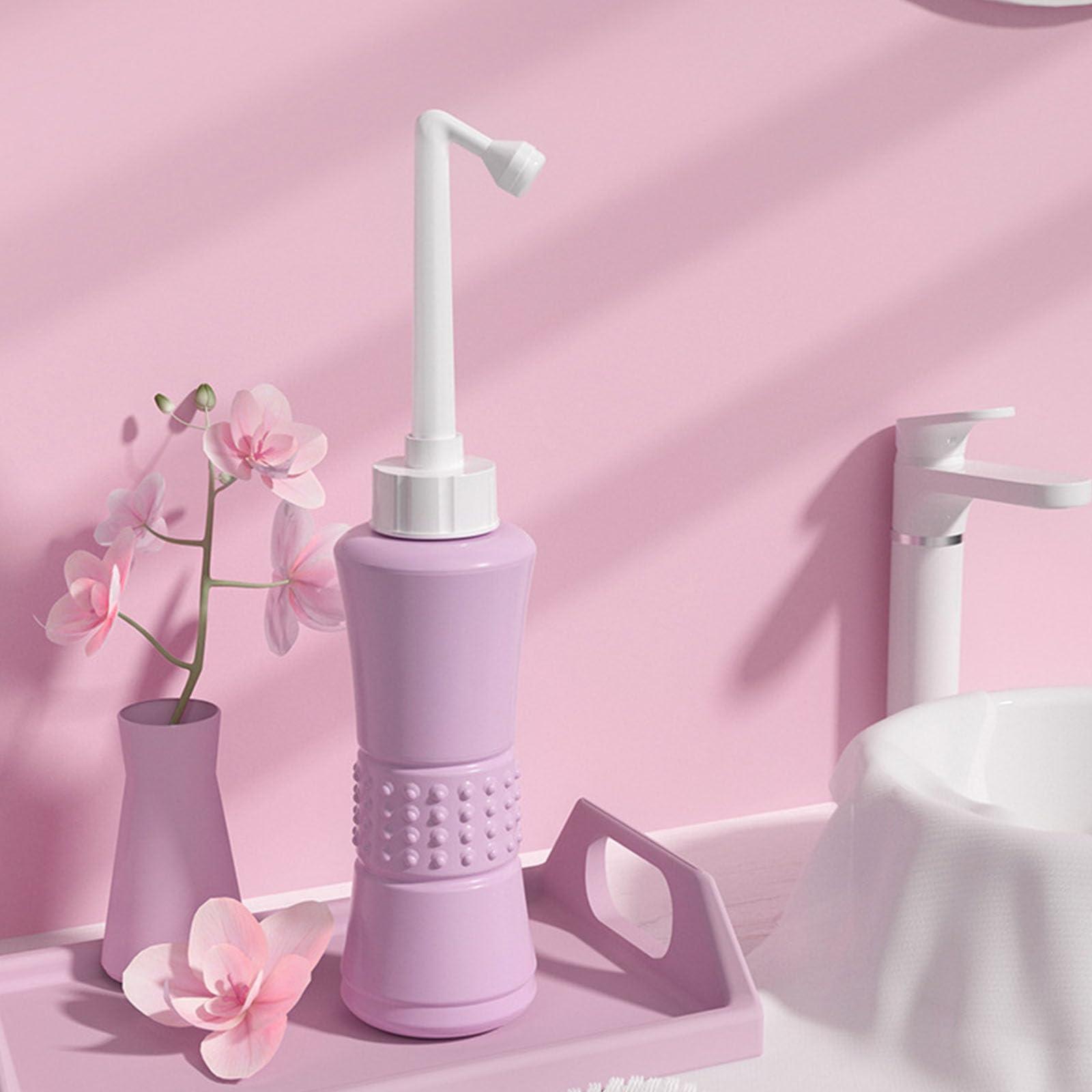 500ml Portable Travel Hand Held Bidet Sprayer Personal Cleaner Hygiene Bottle — view 8