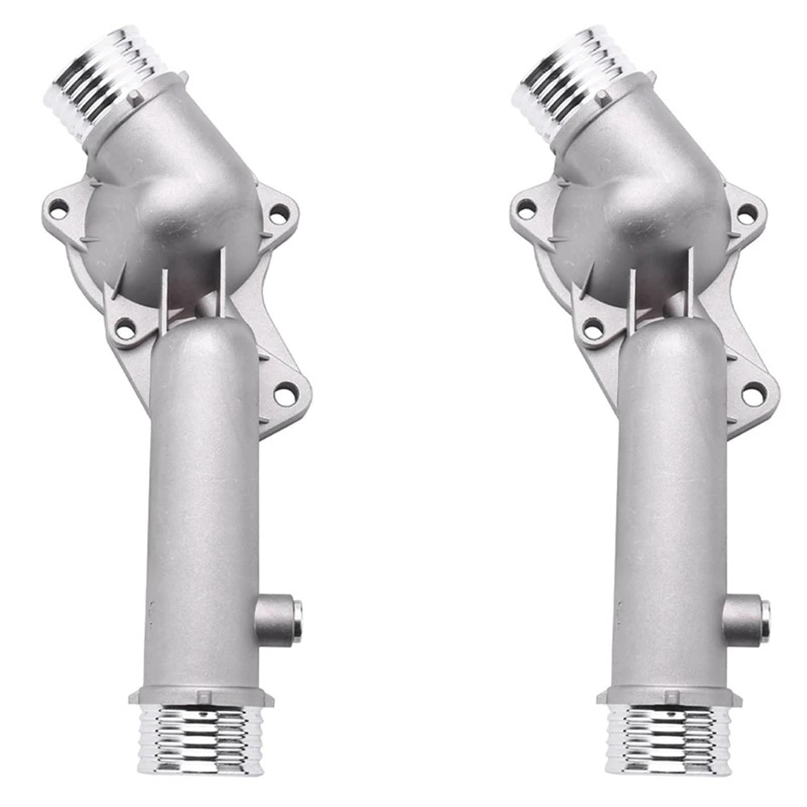 Engine Thermostat 2X Obudowa termostatu aluminiowego samochodowego do BMW E39 528I 1997 1998 11531740478 Płyn Chłodzący Termostat