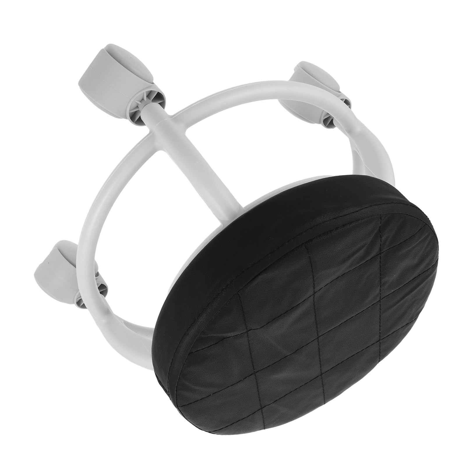 DOITOOL Taburete para Pedicura con Ruedas, Diseño Elegante y Capacidad de Carga Fuerte, Material PU y Plástico Adecuado para Salones de Belleza y Spas Profesionales Color Aleatorio