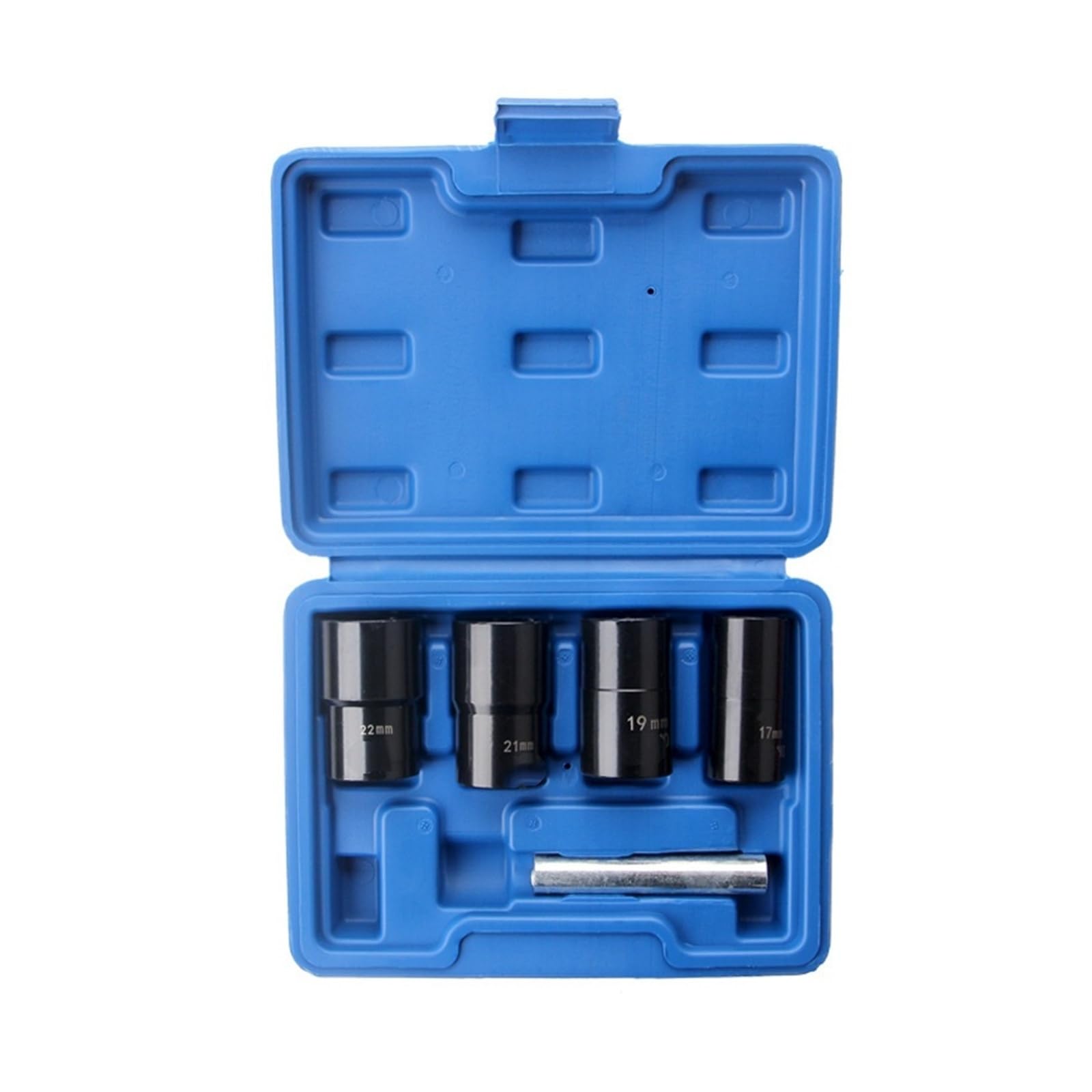 Drive Impact Bolt Nut Removal Extractor Socket Tool Set 17mm 19mm 21mm 22mm Twist Socket Set Lug Nut Remover Extractor Tool