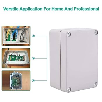 Tocretoare Outdoor Electrical Box, Steel Junction Box 16 X 12 X 8'', NEMA 4X Electrical Enclosure Box IP66 Waterproof & Dustproof, Universal