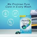 Nuvia 4-In-1 Laundry Pods for Top/Front Load Washing Machine, Tough Stain Removal Detergent Pod with Long-Lasting Fragrance, Easy Dissolve Formula 10x Ultra Cleaning Formula Medium - 28 Pods gallery image