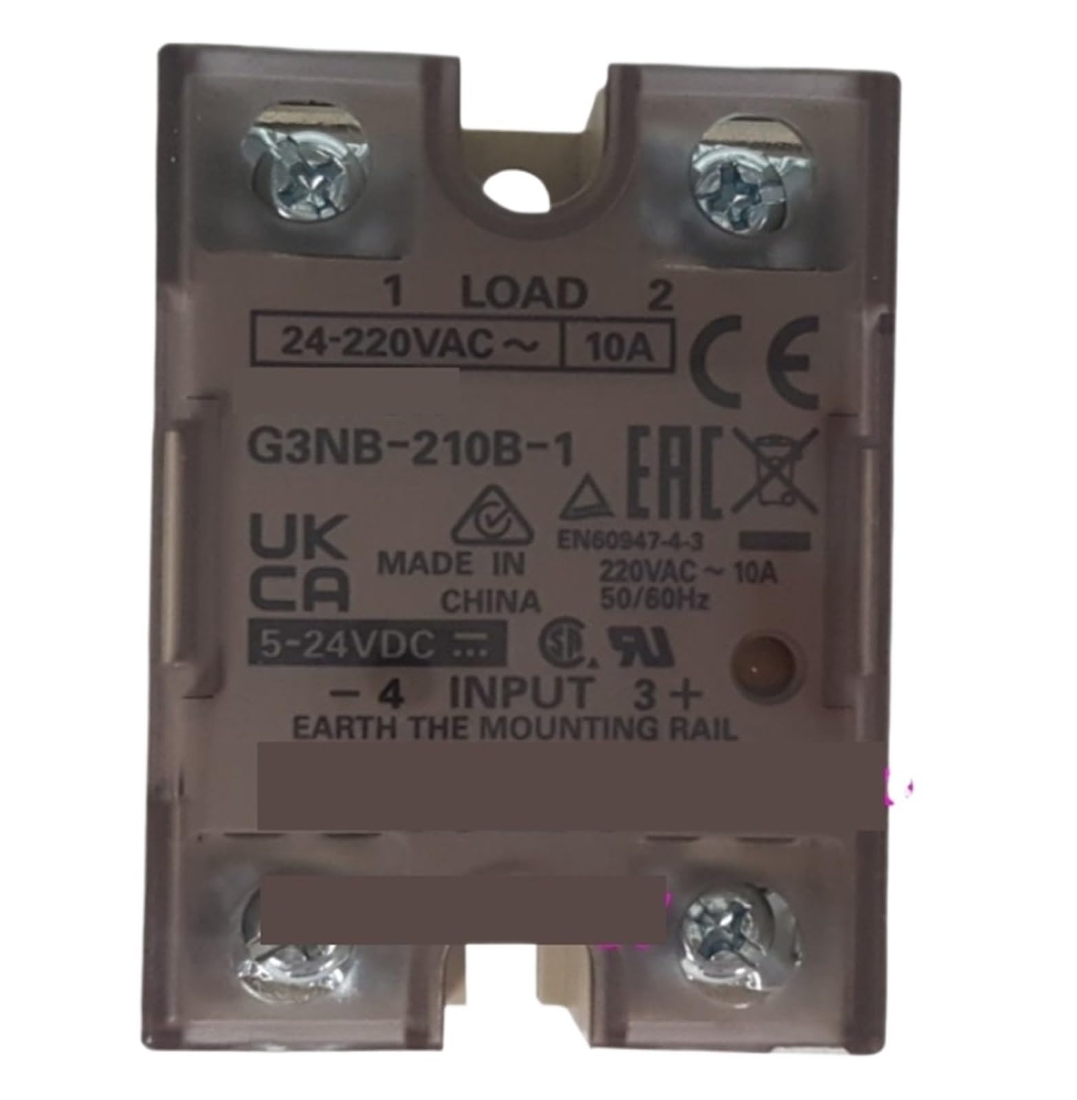 G3NB-220B-1 relais statique sortie 5-90 A pour éviter l'usure mécanique