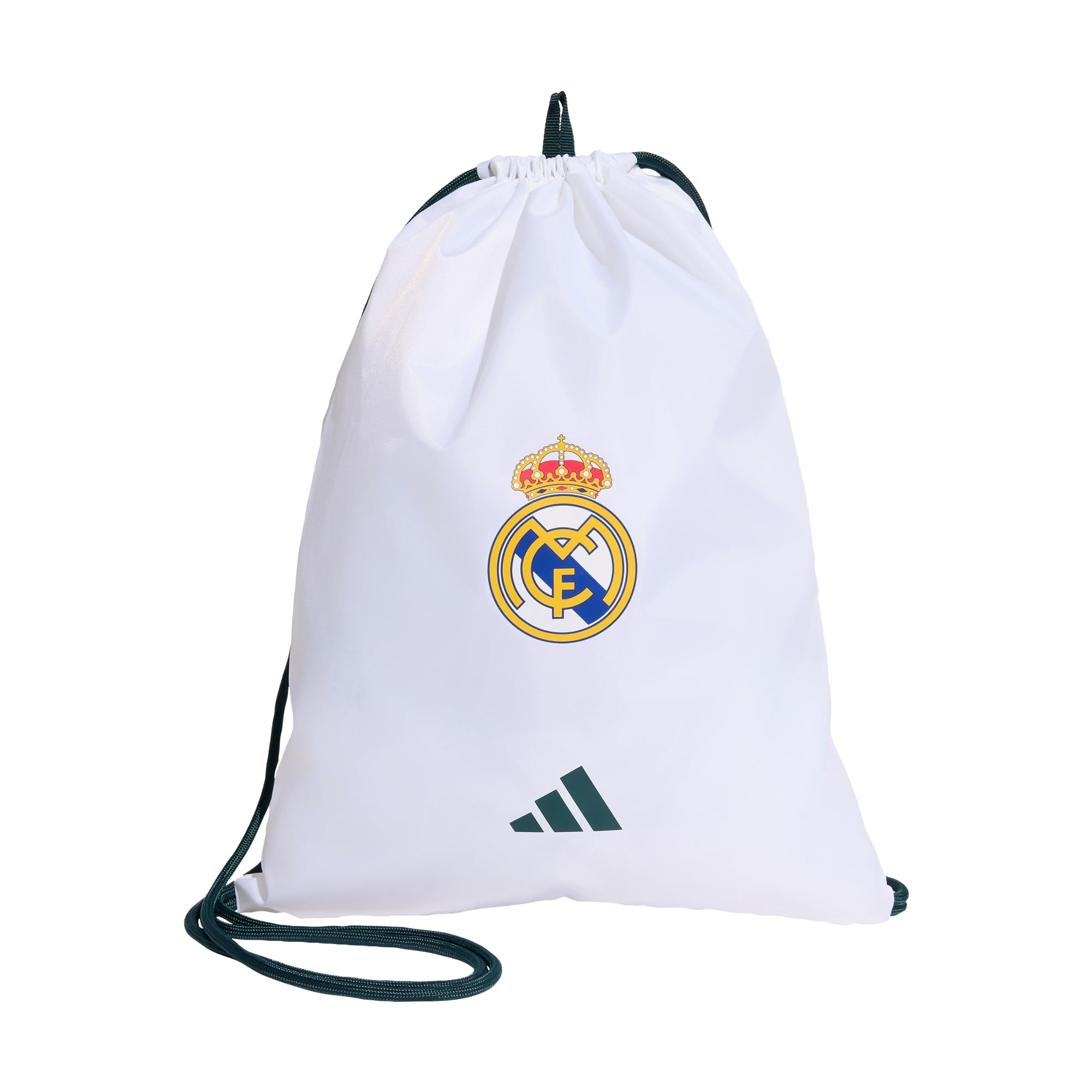 adidas Unisex Real Madrid Shoe Bag, white/aurora ivy/wild pink, One Size