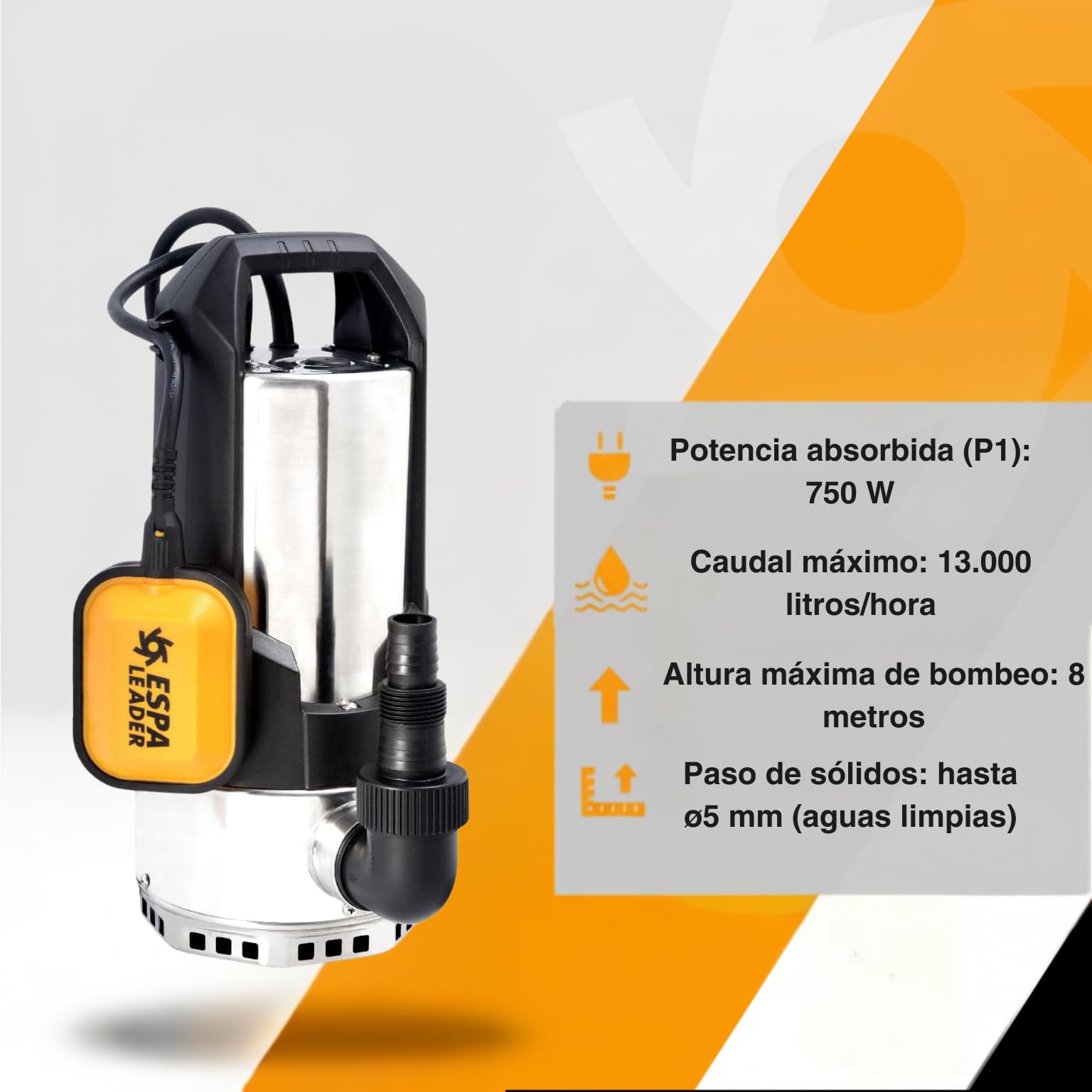 ESPA Leader BISA 750S M Pompa di sentina sommergibile Acque Pulite e Trasvasi