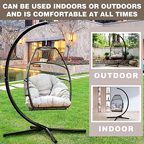 Consejos y reviews para comprar Sillas Colgantes con Soporte para Jardín que Puedes comprar On-line. 11 Imagen adicional