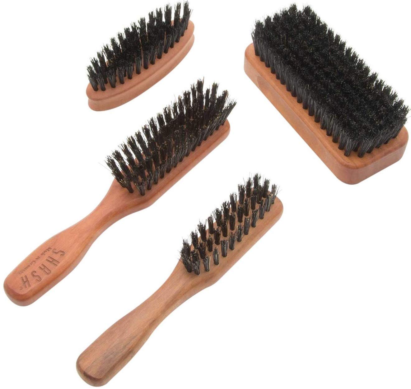 Amazon.com : Made in Germany - SHASH Smooth 100% Boar Bristle Beard Brush,  Naturally Conditions and Softens Hair - Portable, Eases Itch and  Irritation, Supports Healthy Growth, Eco-Sourced : Beauty & Personal Care
