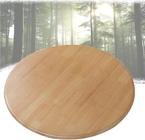 Miniatura 1 de WEBUP Tocadiscos de madera maciza de 30 pulgadas, 34 pulgadas, 38 pulgadas, bandeja giratoria grande para mesa de comedor, plato de servicio de mesa