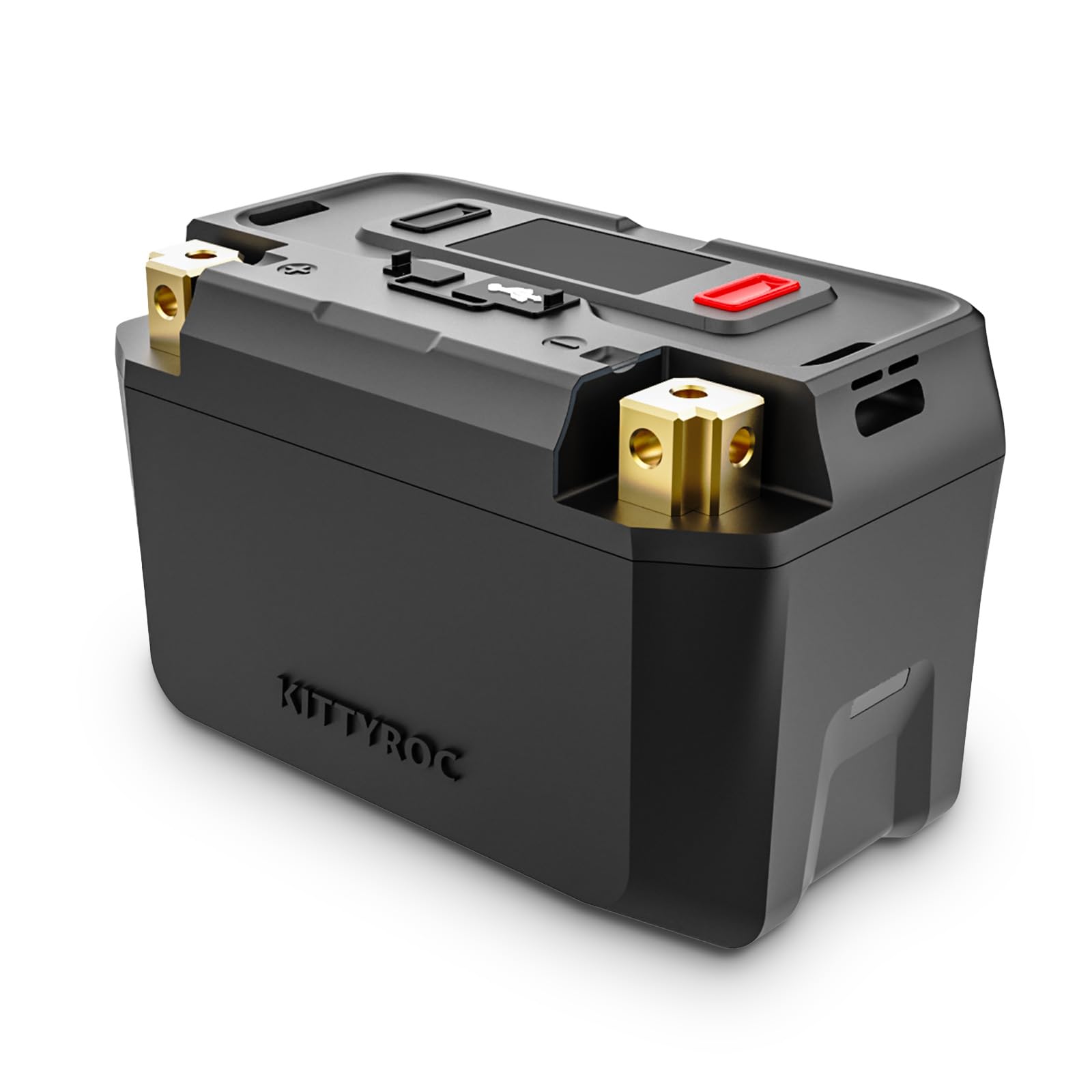 Lithium LiFePO4 Motorrad Akku, 12V 4Ah 500A Powersports Akku für ATV, UTV, Jet Ski, Vierrader, Quad, Reiten Rasenmäher, Traktor, Roller, PWC, Seadoo, Polaris und Generator