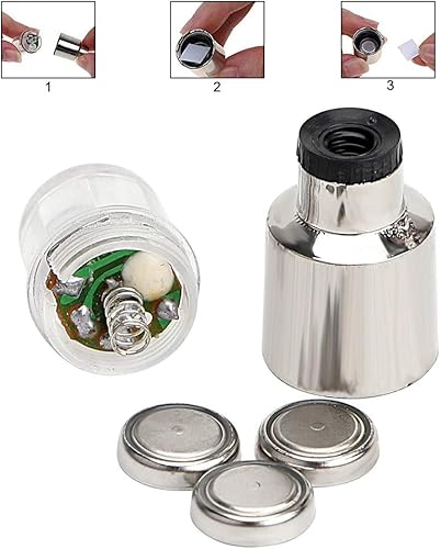 Miniatura 6 de 12 luces LED de tapa de válvula de rueda de neumático para automóvil, bicicleta, motor de rueda (azul)