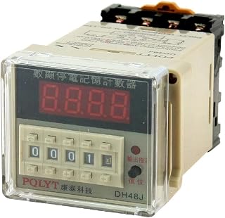 New Lon0167 4-Digits Display Featured DPDT 1-999900 Count reliable efficacy Up Digital Counter Relay AC380V w Base(id:e70 60 02 751)