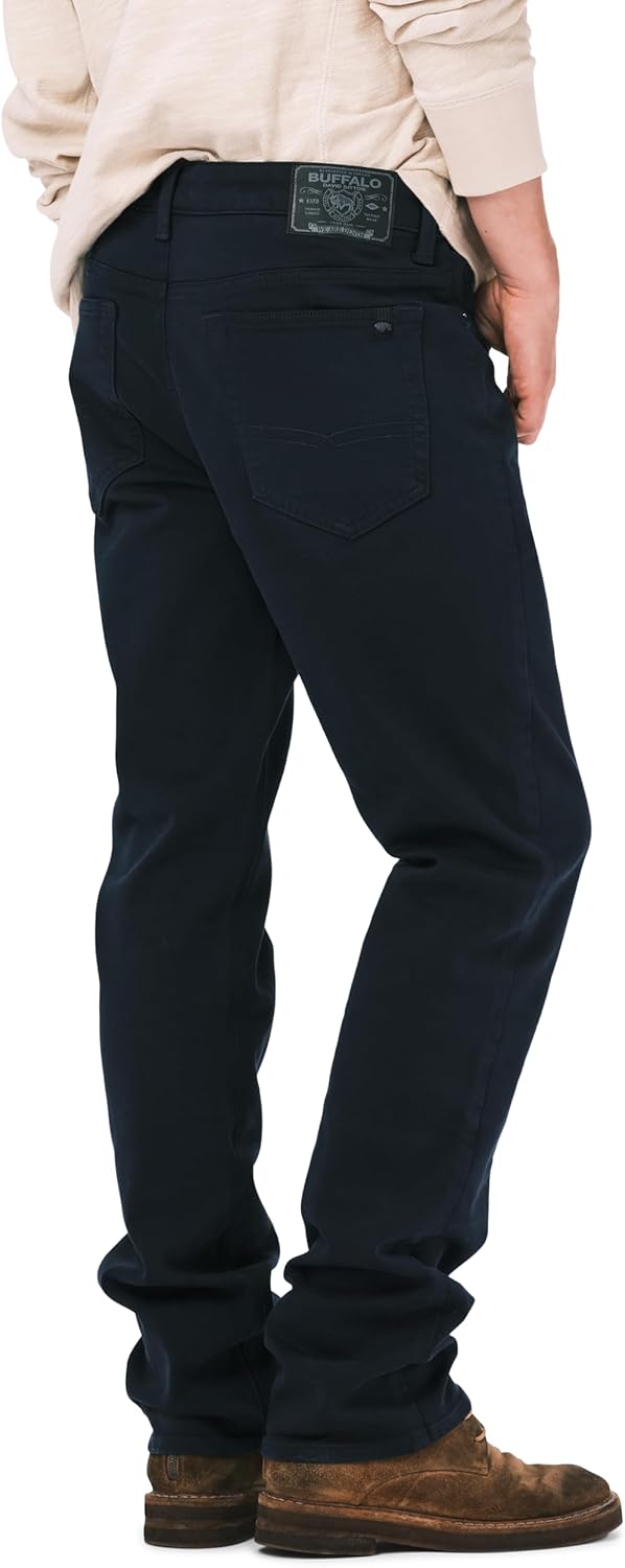 Buffalo David Bitton Mens Non-Denim Straight Leg Six French Terry Pants with Cotton Blend Stretch - Image 3