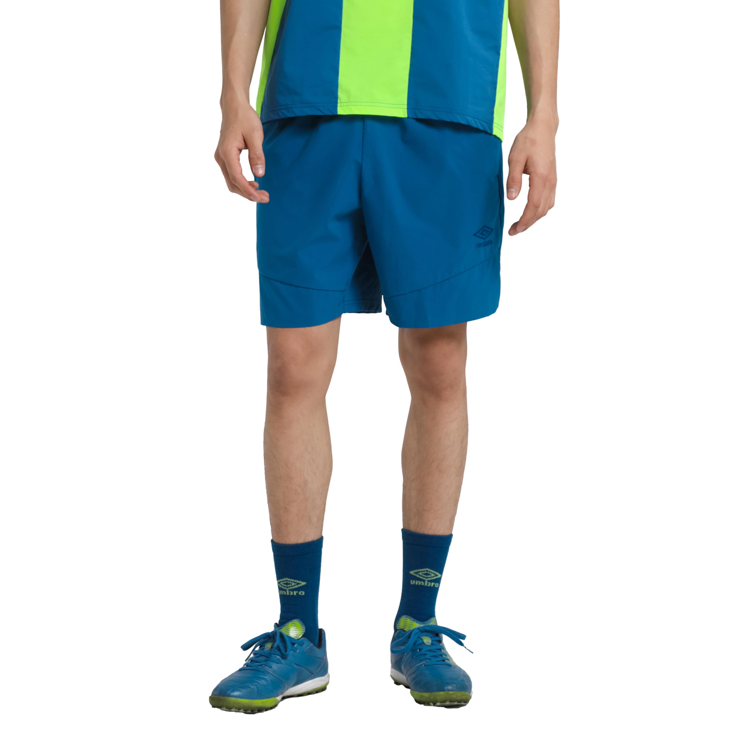 【THE THIRD by UMBRO】ストレッチウーブンハーフパンツUF5SHP32M_BL00_O