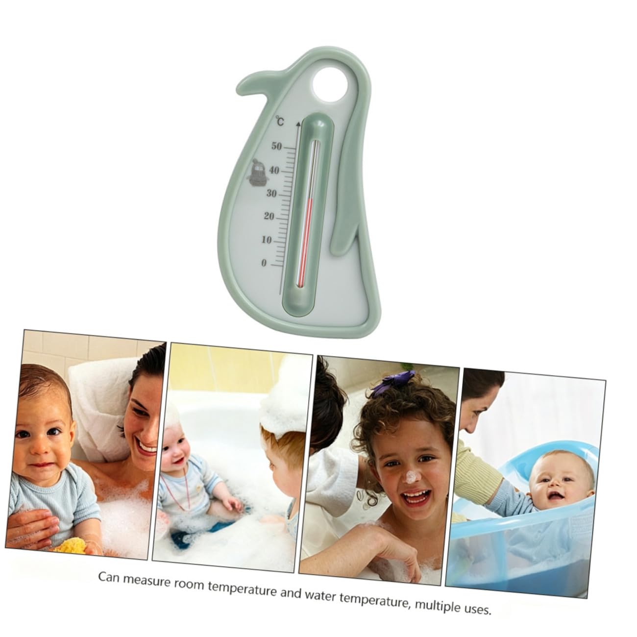 Bath Thermometer for Infants and, Penguin Shaped Water Temperature Gauge, Floating Bath Tool for Safe Tub Use Random Color Random Color