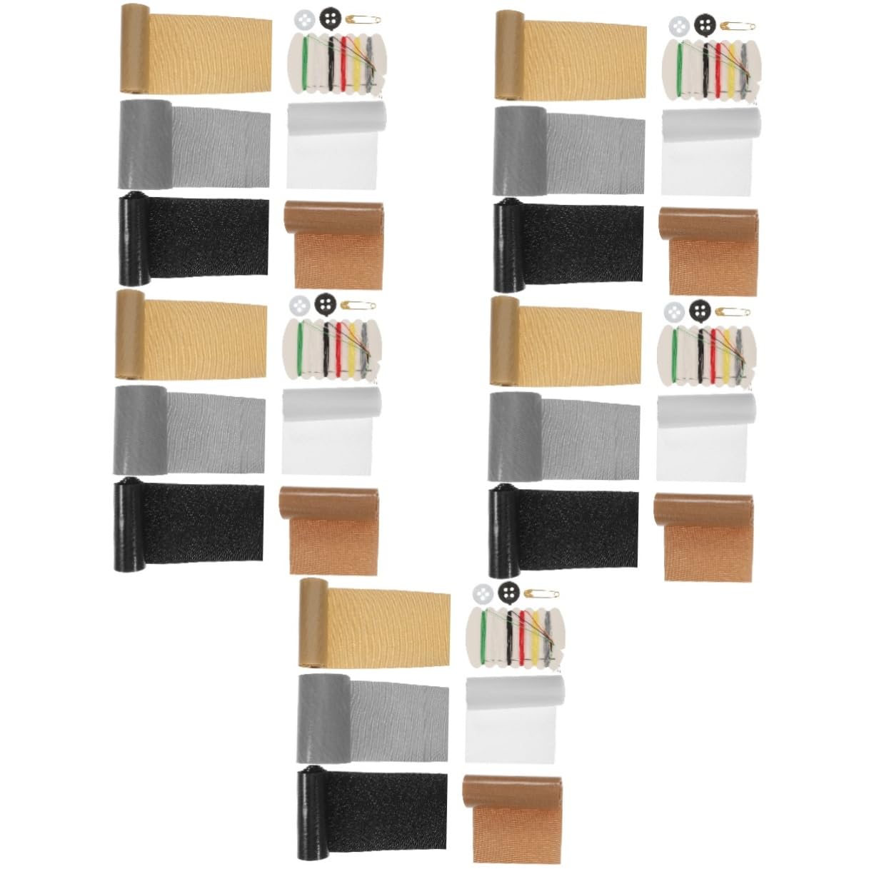 25rollen Applikationen Für Kleidung Bastelbedarf Vielseitige Nähpatches Farben Für Kreative Dekoration Und Reparaturen
