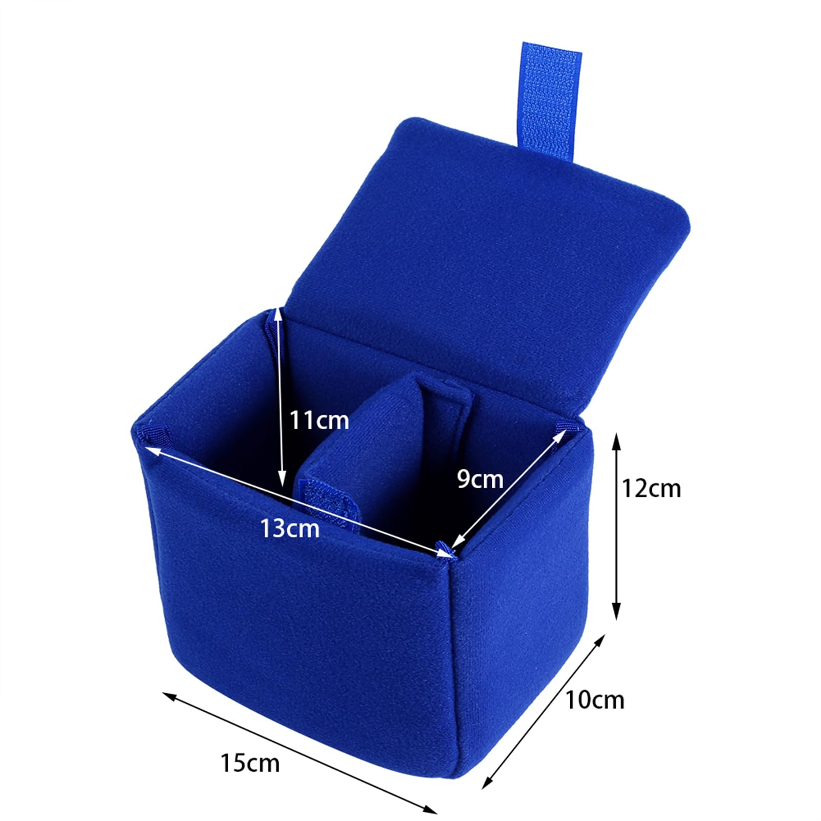 Keenso DSLR Camera Bag, Portable DLSR Camera Protective Bag Insert Pad Shockproof Protection Camera Case for Photographing(Blue) - Image 3